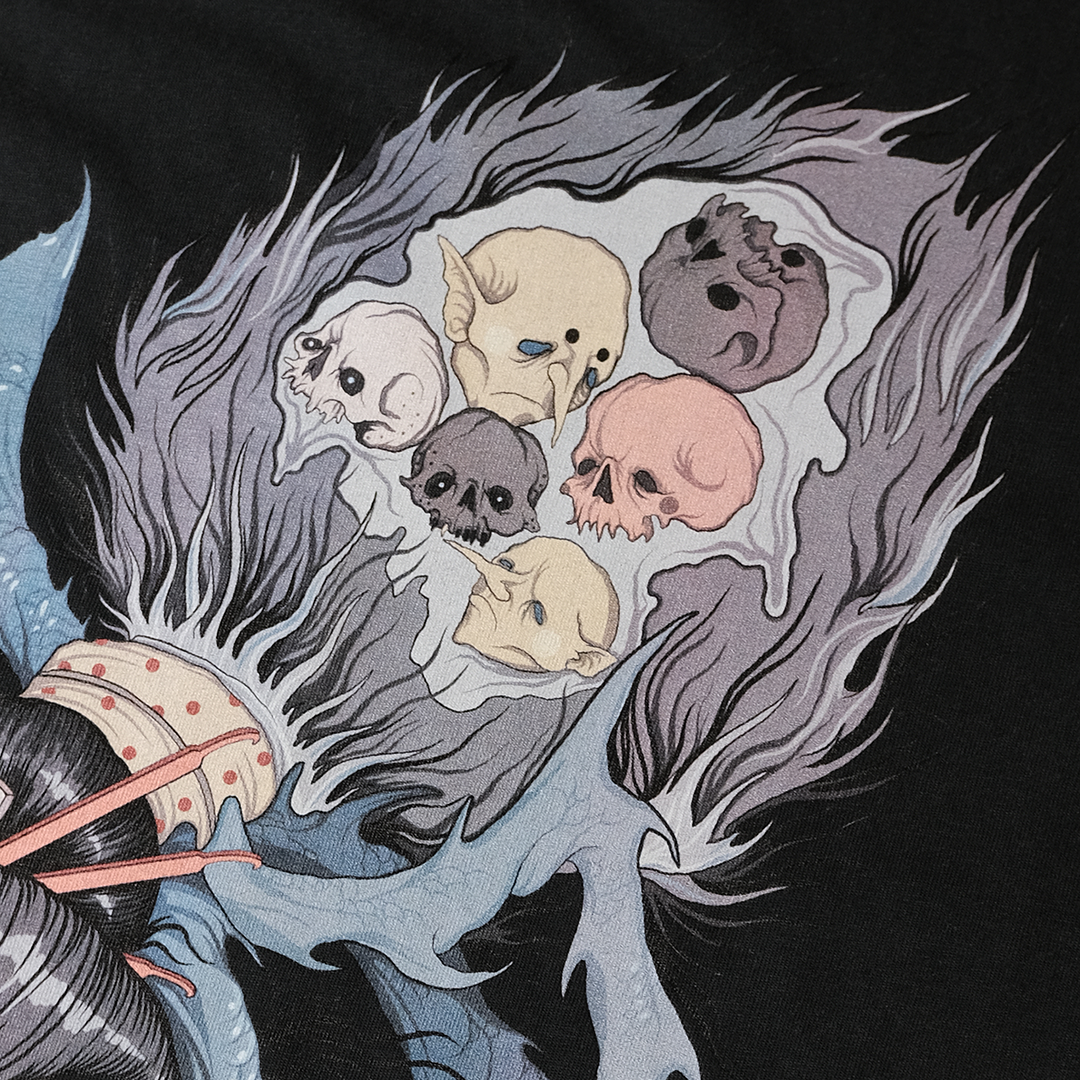 JOROGUMO TEE VINTAGE BLACK