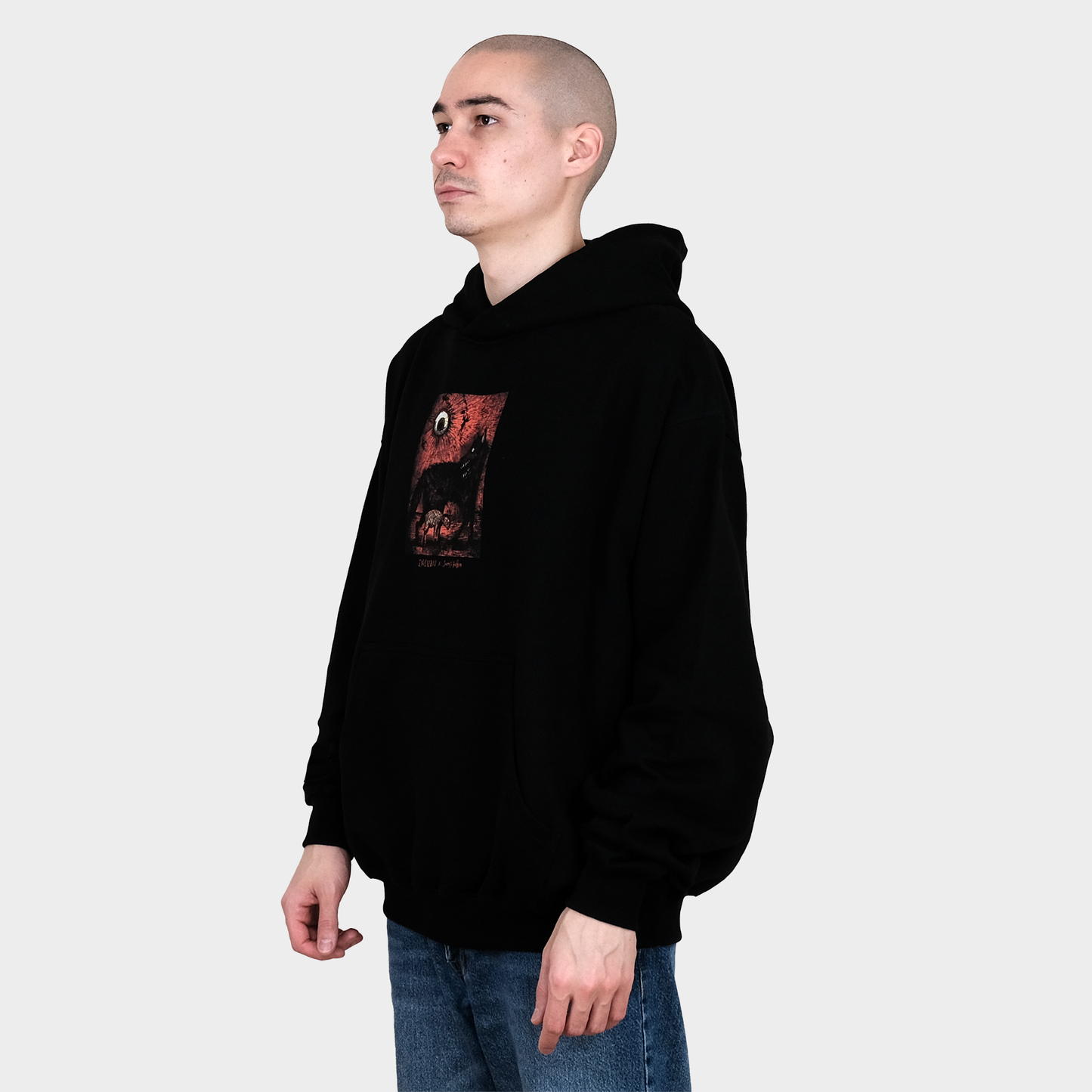 VICTIM HOODIE BLACK