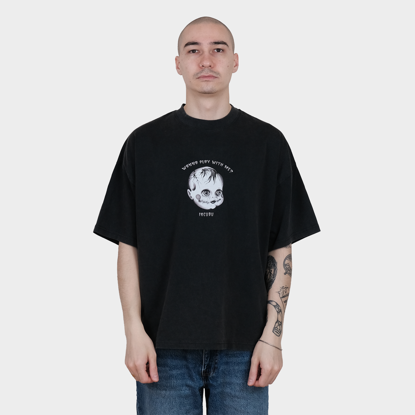 GAME TEE VINTAGE BLACK