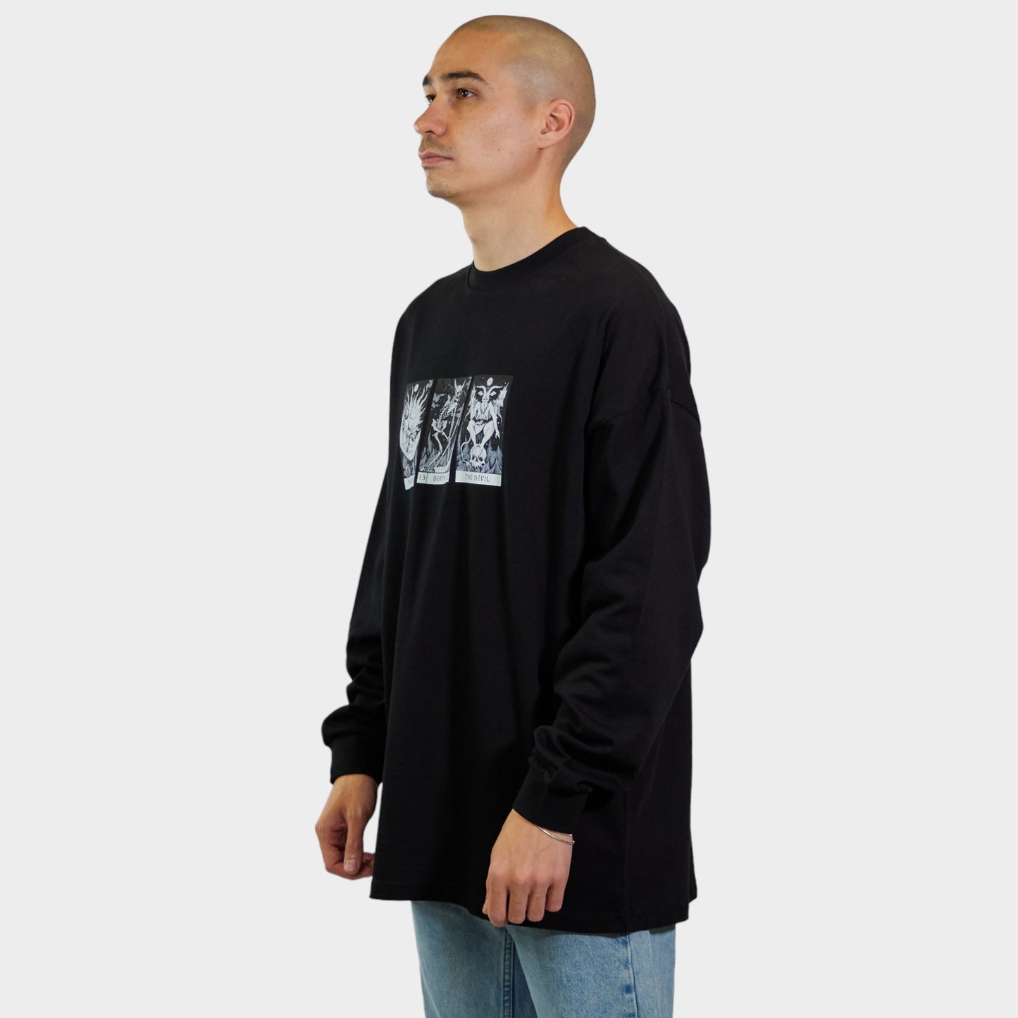 TAROT LS TEE BLACK