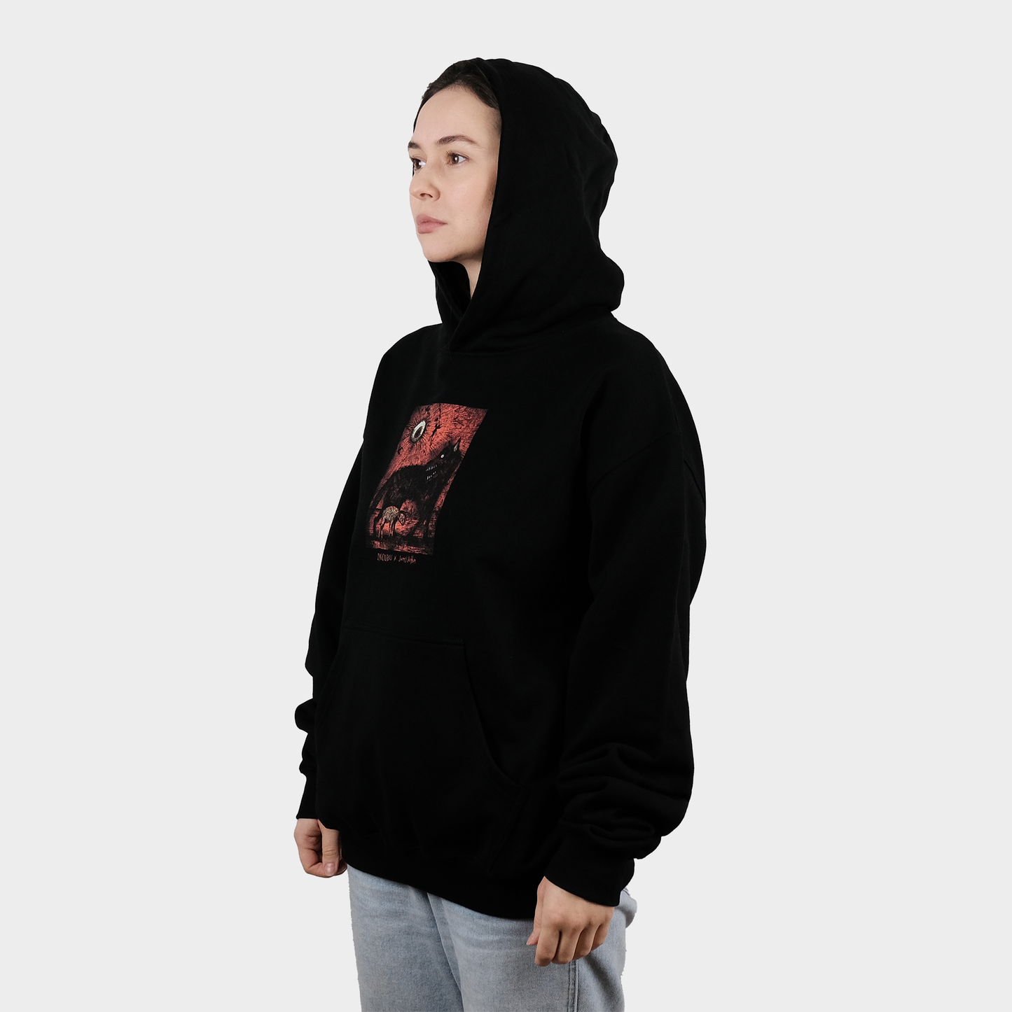 VICTIM HOODIE BLACK