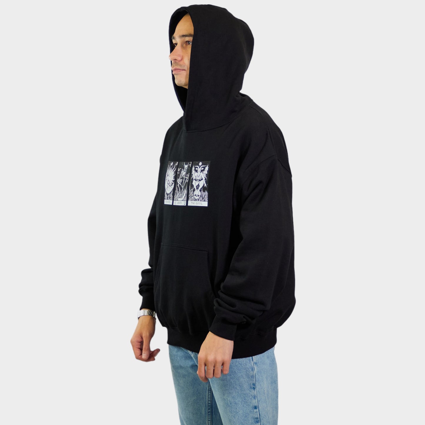 TAROT HOODIE BLACK