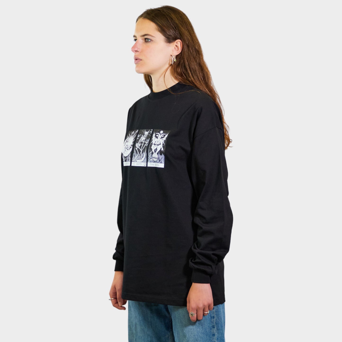 TAROT LS TEE BLACK