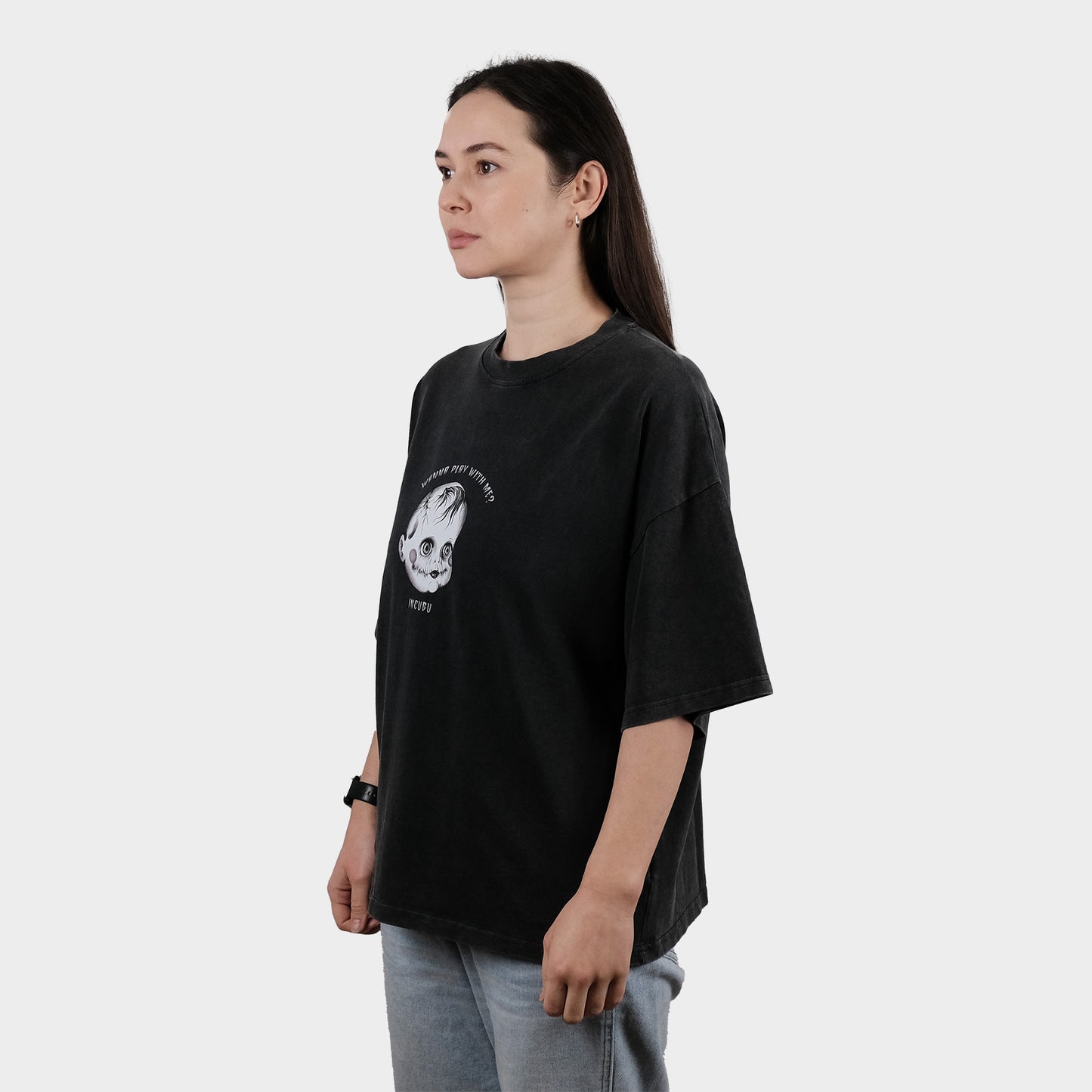 GAME TEE VINTAGE BLACK