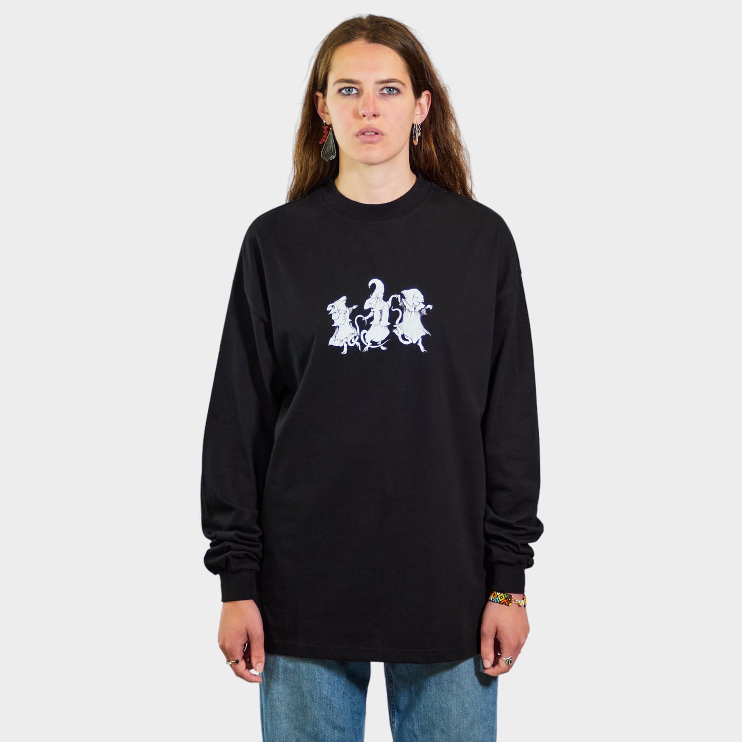 SABBATH LS TEE BLACK