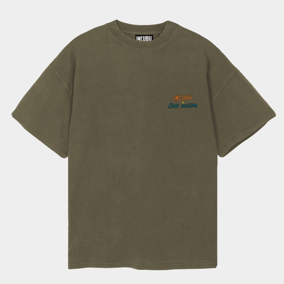 WEREWOLF TEE VINTAGE OLIVE