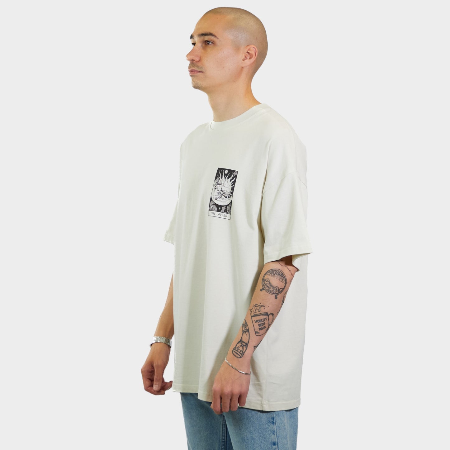 LOVERS TEE VINTAGE WHITE