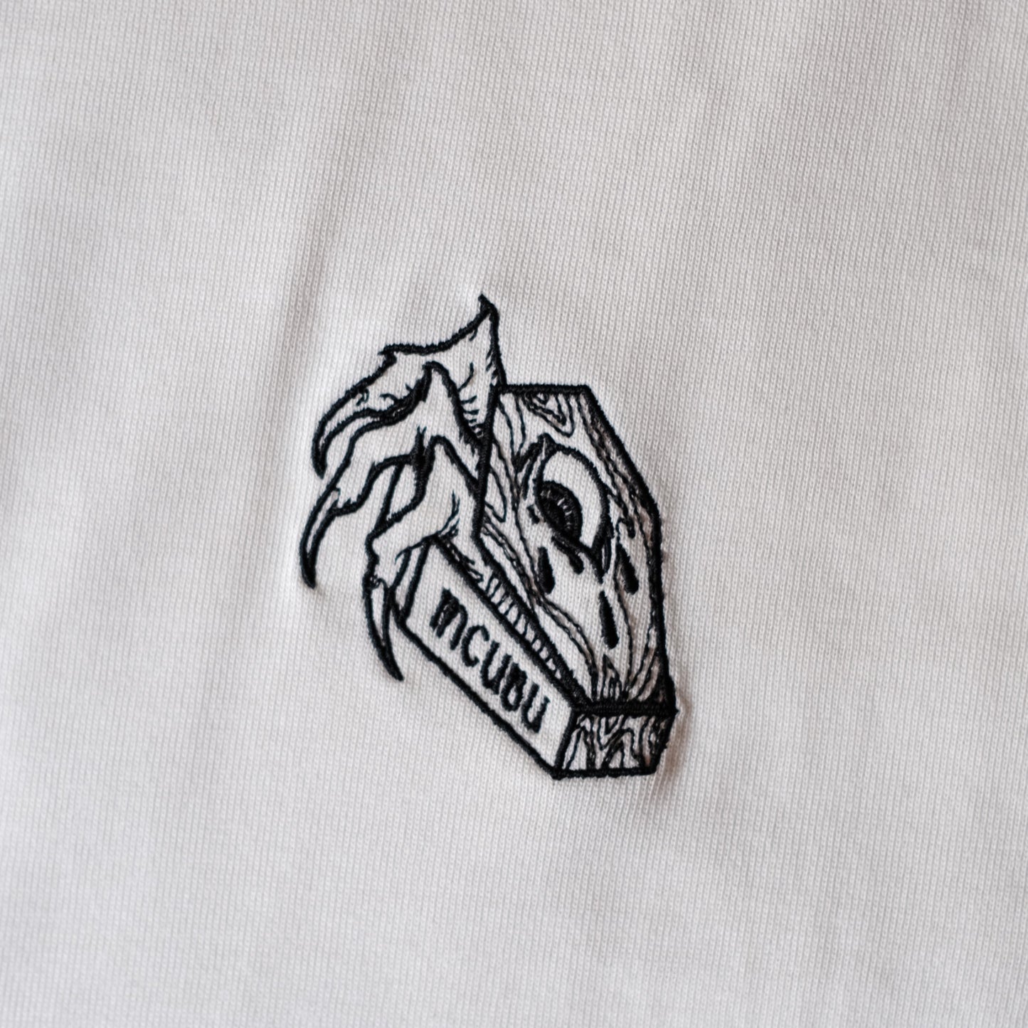 COFFIN TEE VINTAGE WHITE