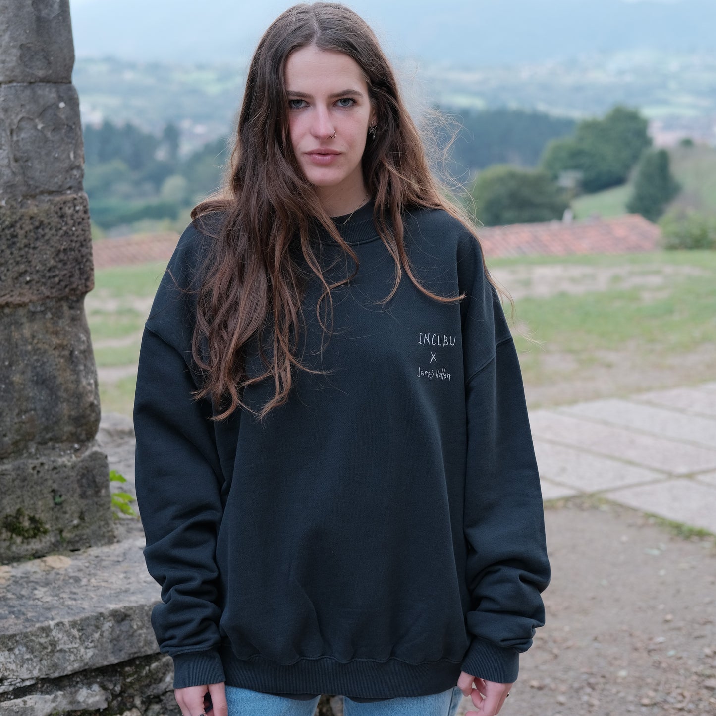 KNAVE SWEATSHIRT VINTAGE BLACK