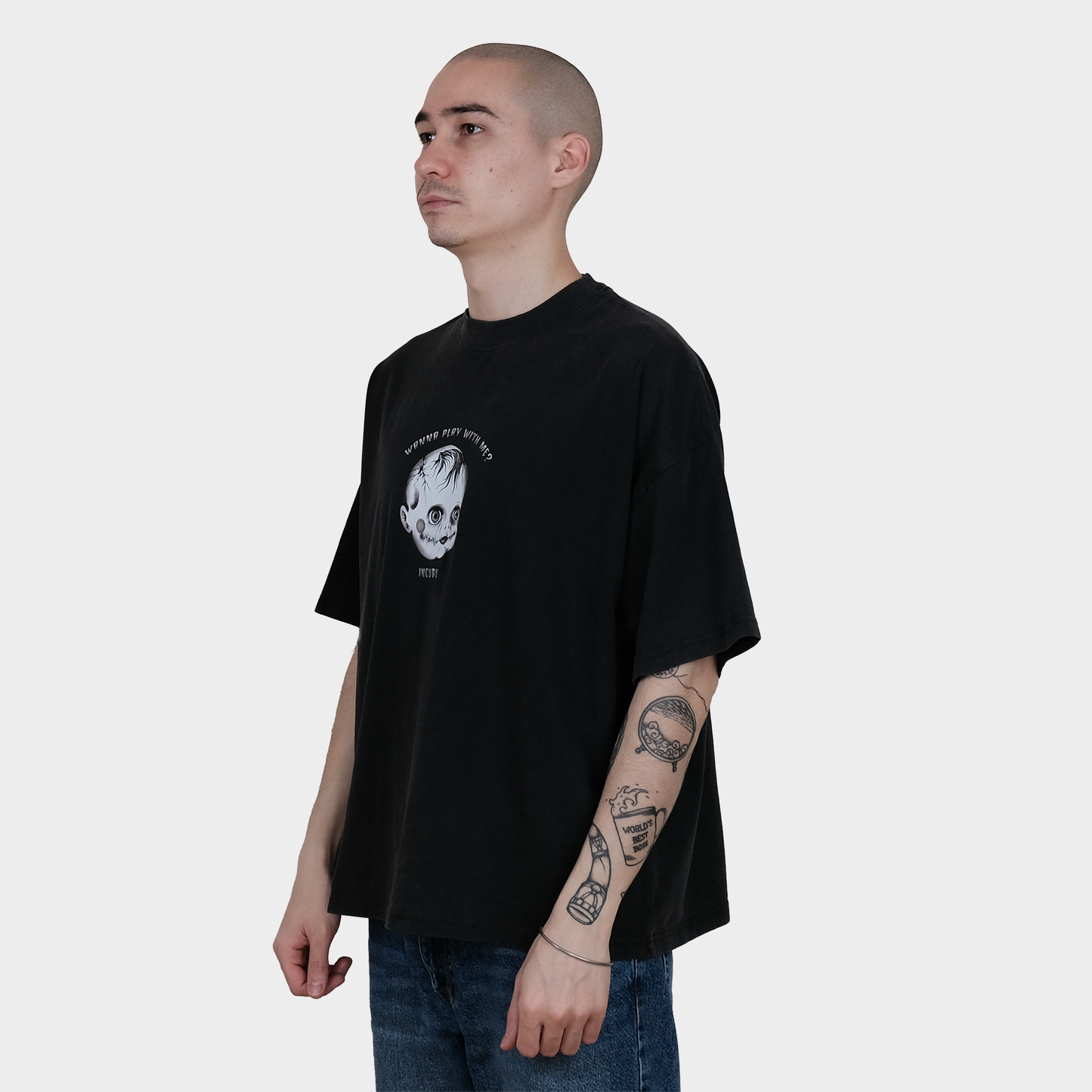 GAME TEE VINTAGE BLACK
