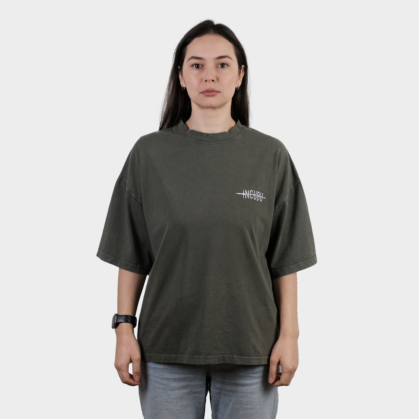 BRUJO TEE VINTAGE OLIVE