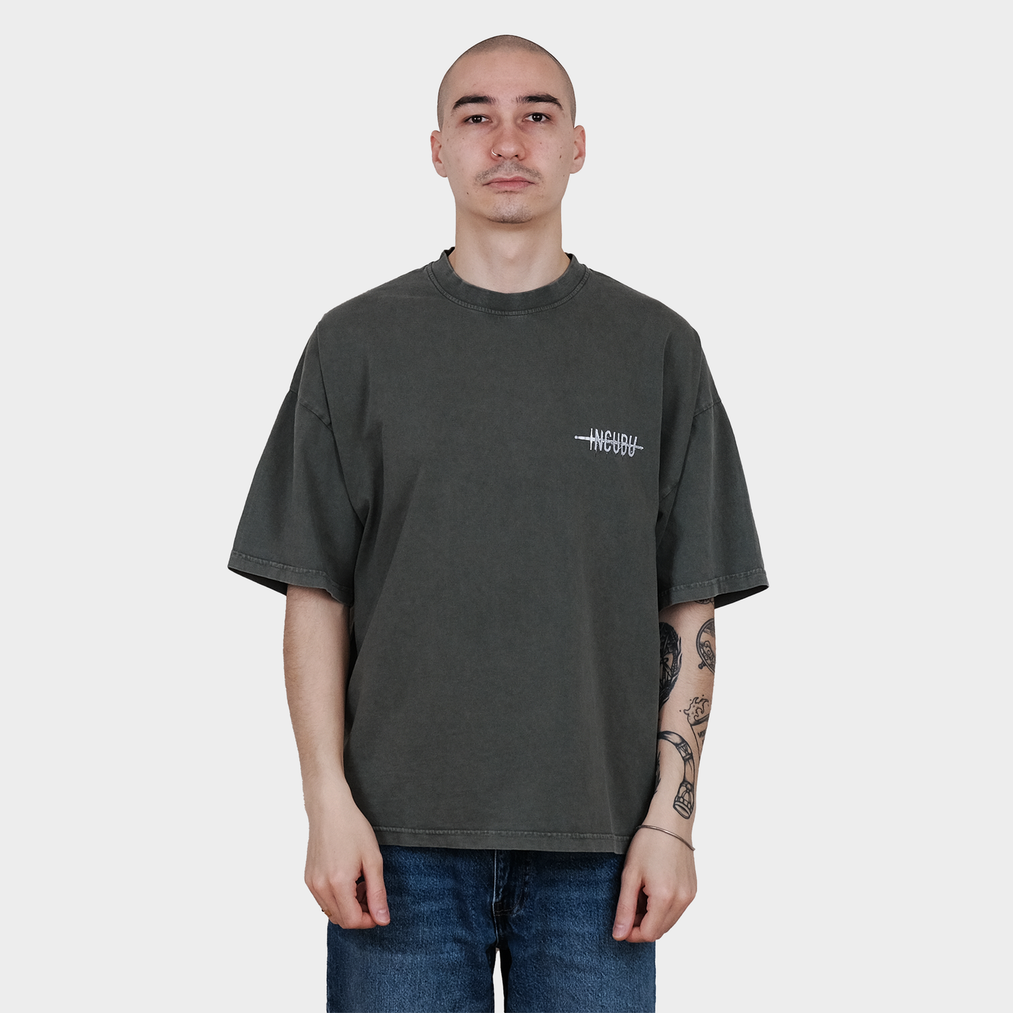BRUJO TEE VINTAGE OLIVE
