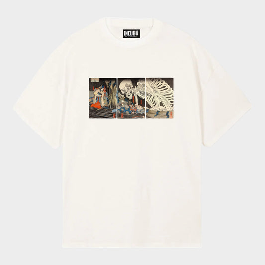 SKELETON TEE VINTAGE WHITE