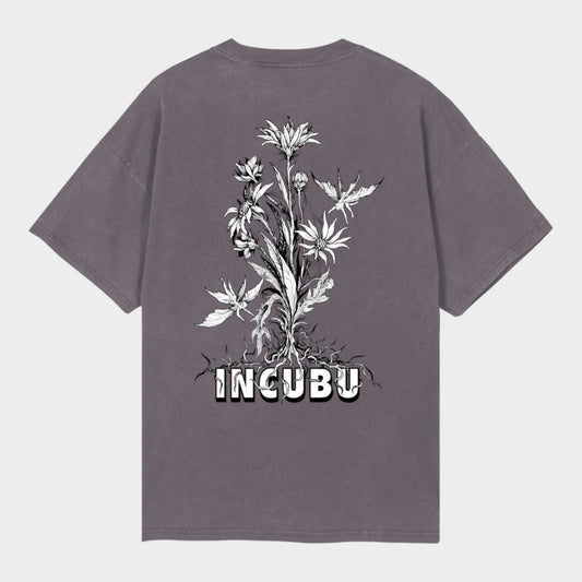 FLOWERS TEE GREY