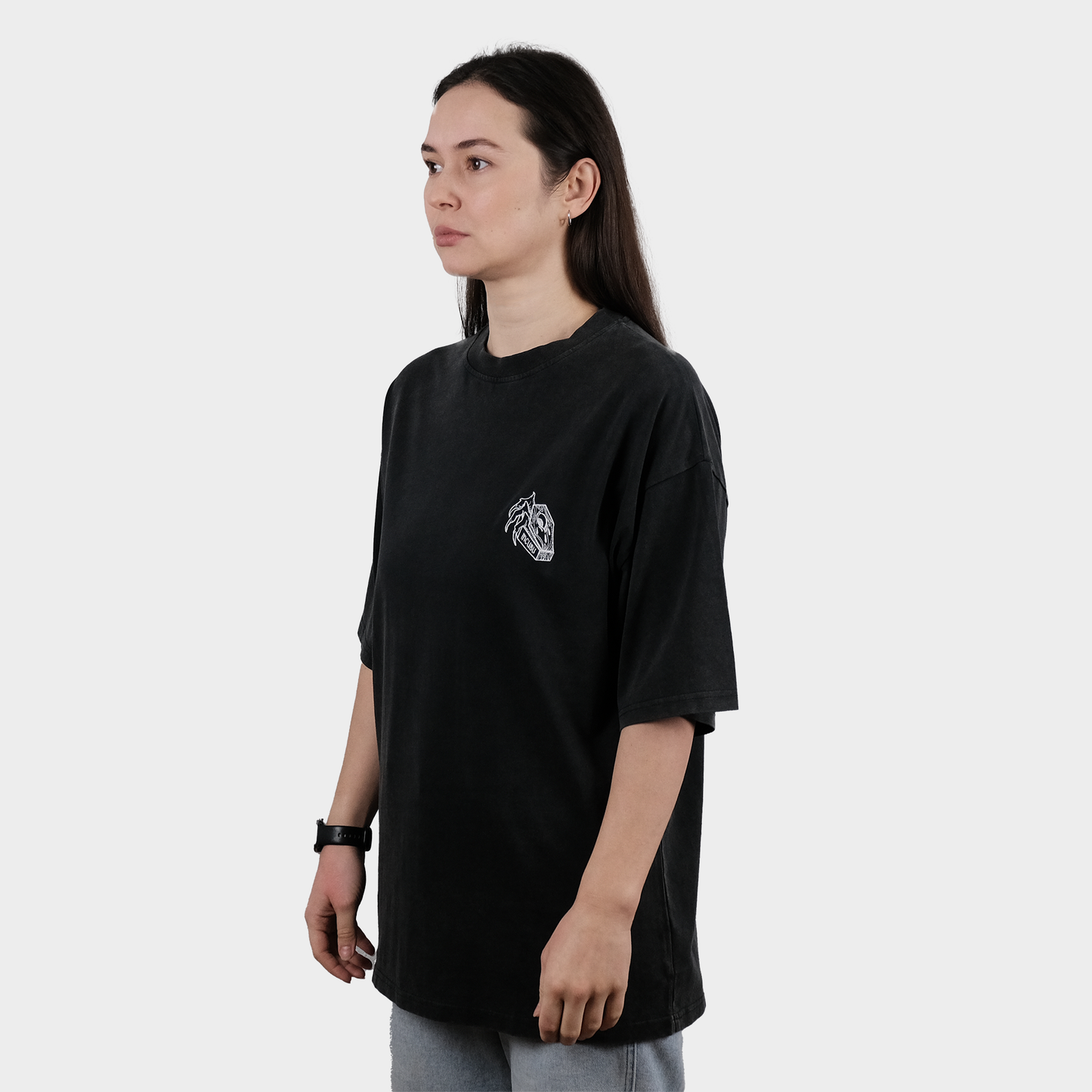 COFFIN TEE VINTAGE BLACK
