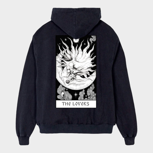 LOVERS ZIP HOODIE VINTAGE BLACK