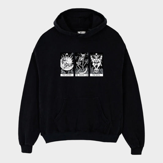 TAROT HOODIE BLACK