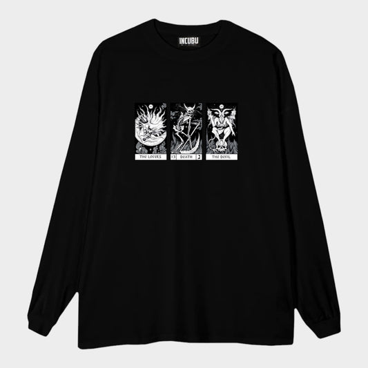 TAROT LS TEE BLACK