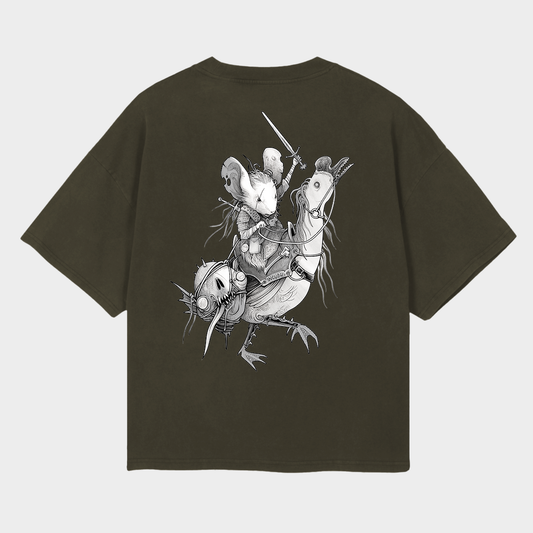 BRUJO TEE VINTAGE OLIVE