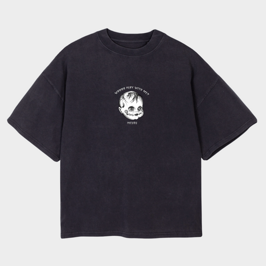 GAME TEE VINTAGE BLACK