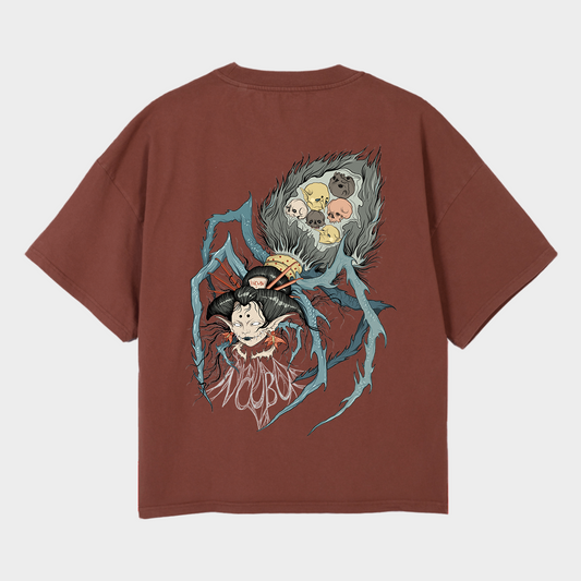 JOROGUMO TEE VINTAGE BROWN