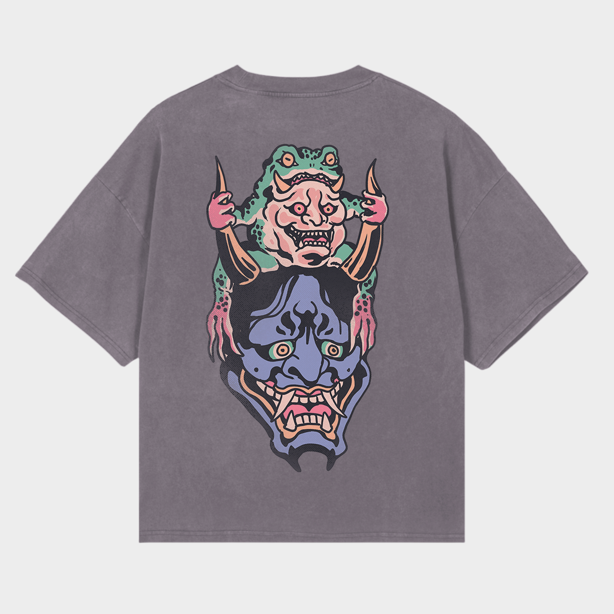 HANNYA TEE VINTAGE GREY